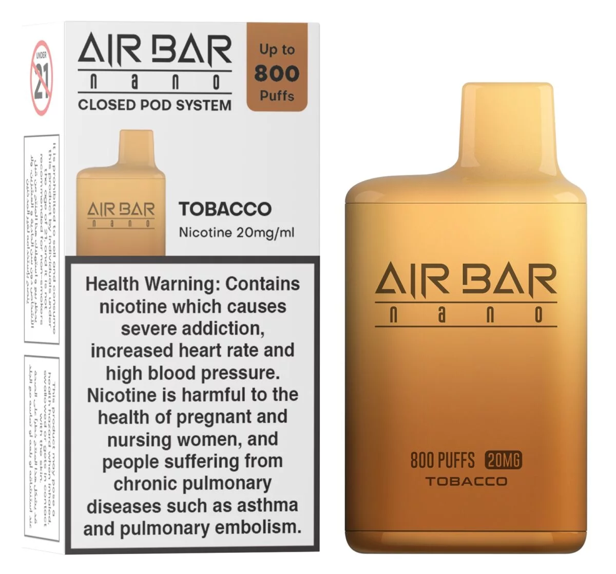 Air bar Nano 800 Puffs