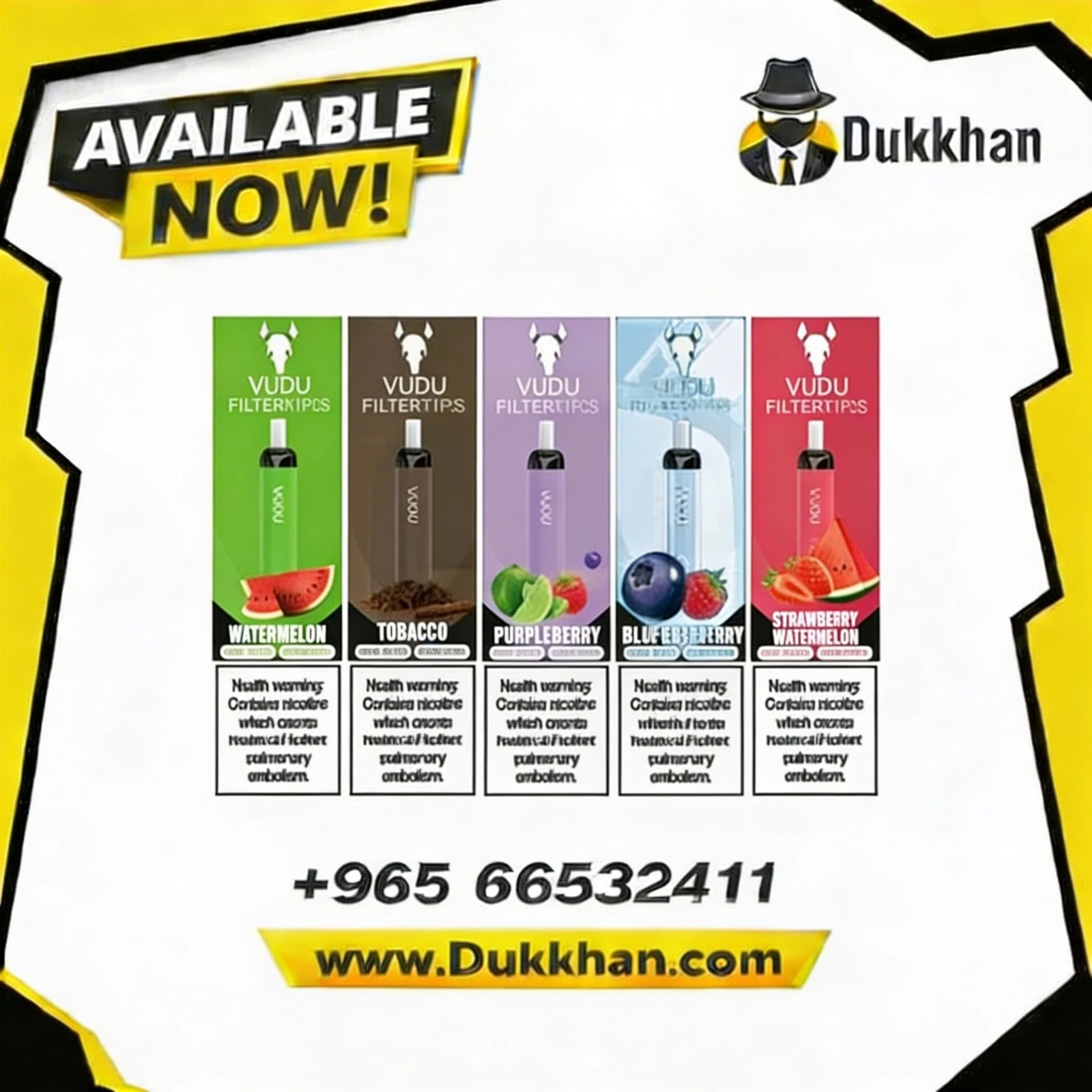 Vudu disposable 2500 puffs