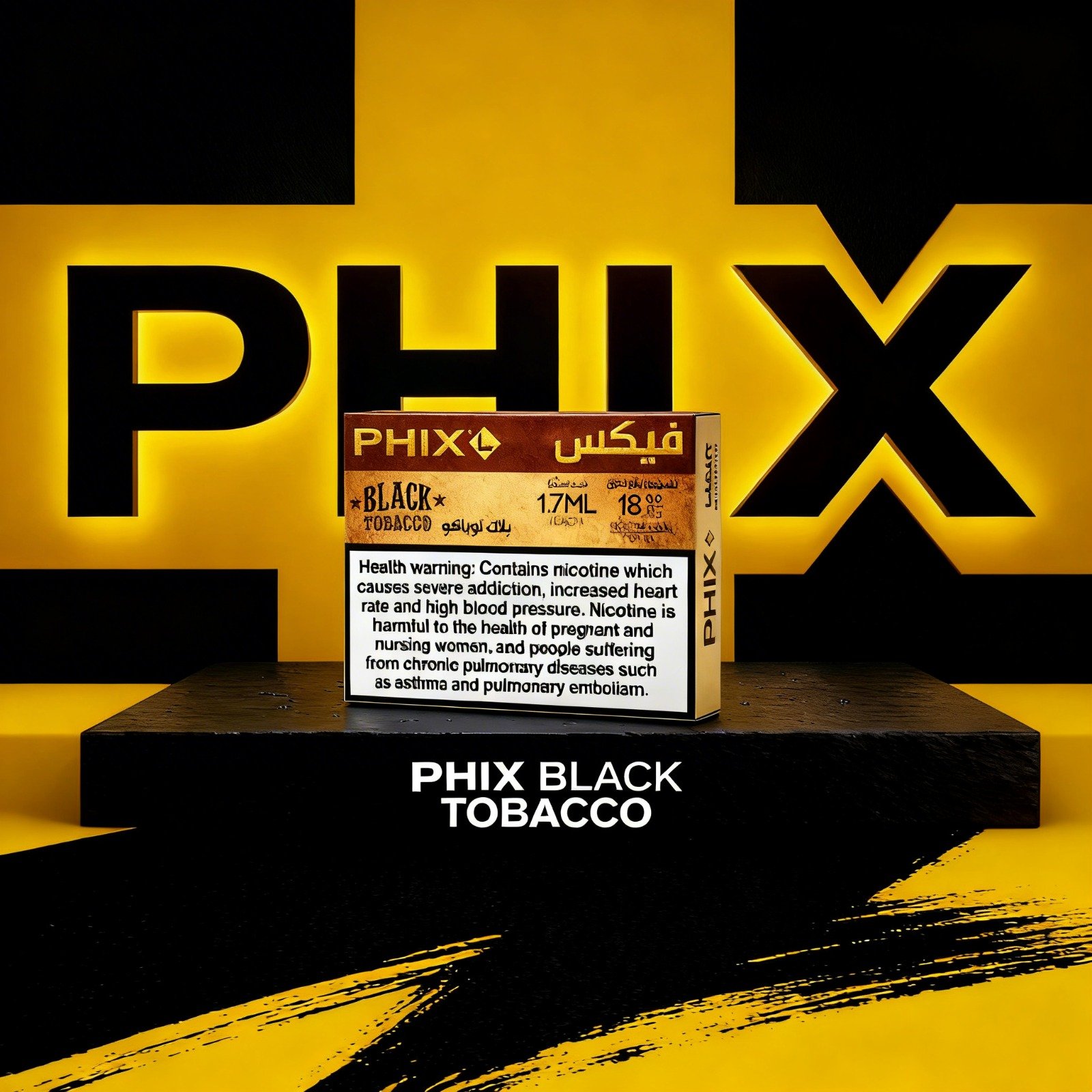 PHIX Pods Black Tobacco