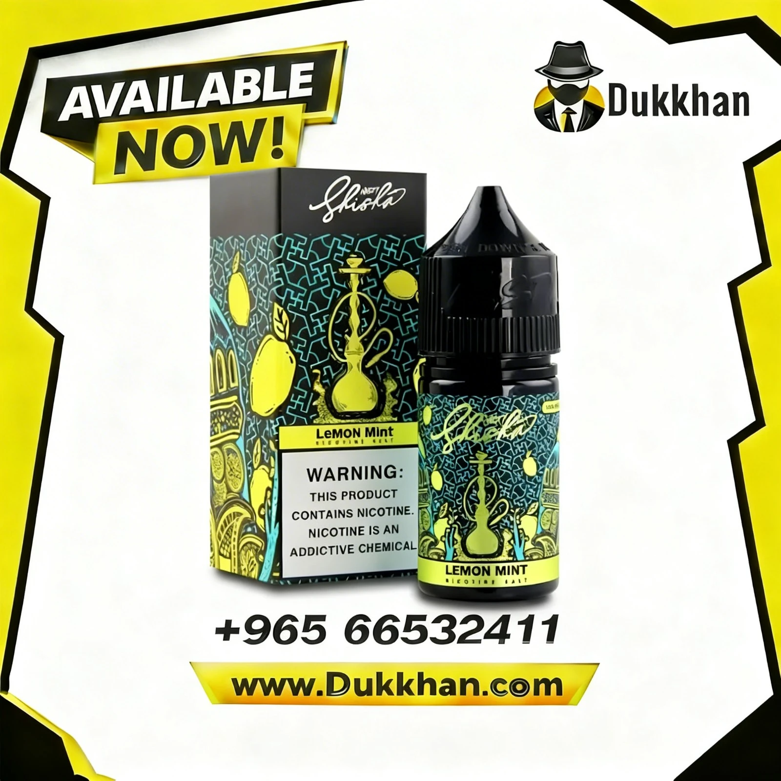 Nasty Shisha Lemon Mint Salt