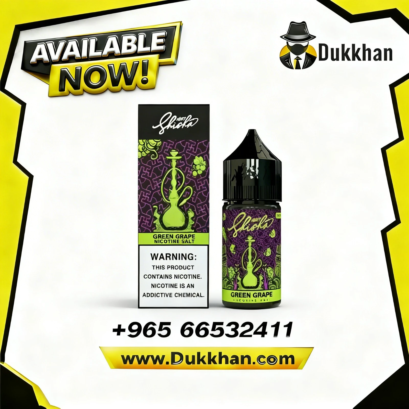 Nasty Shisha Green Grape Salt