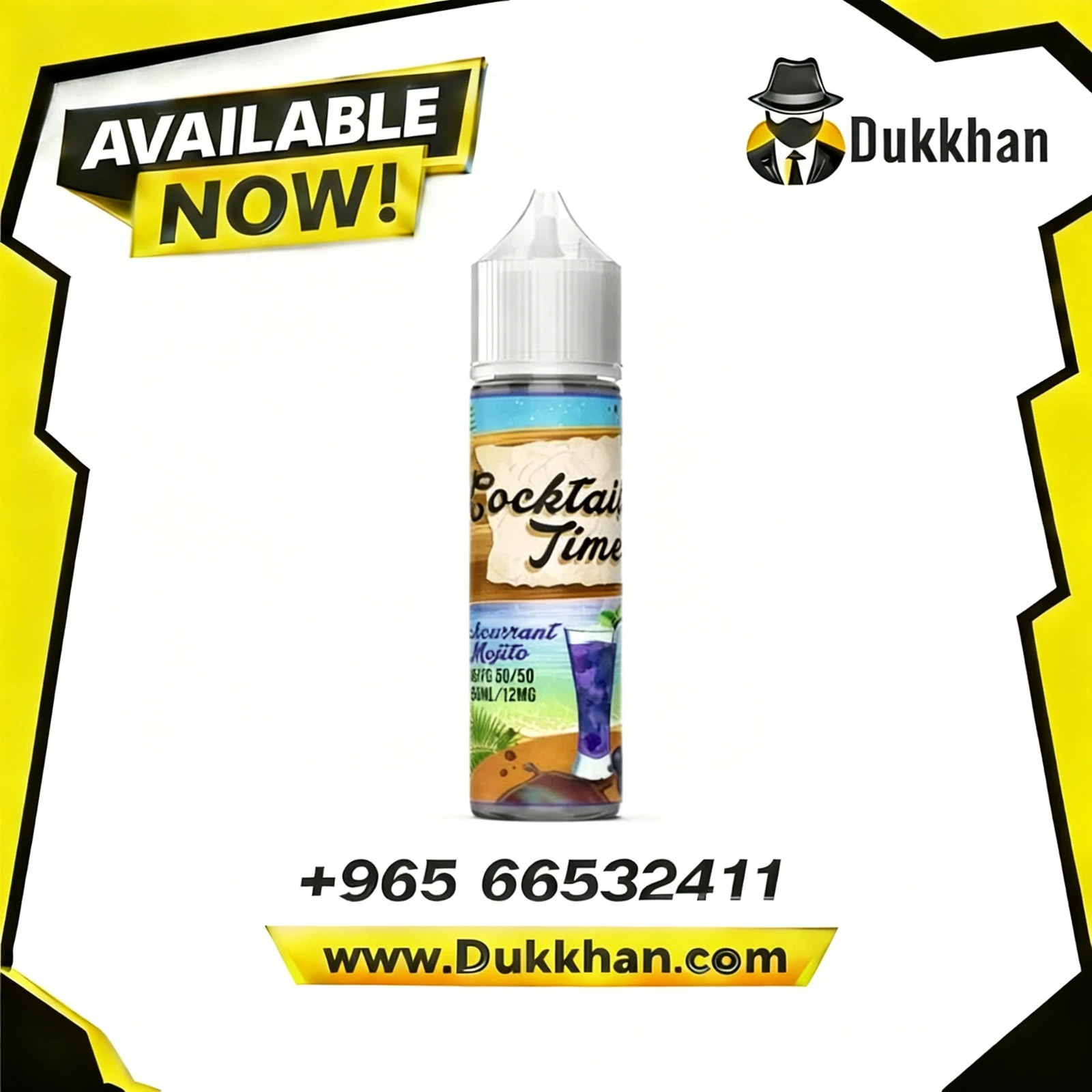 Cocktail Time Blackcurrant Mojito 60ml