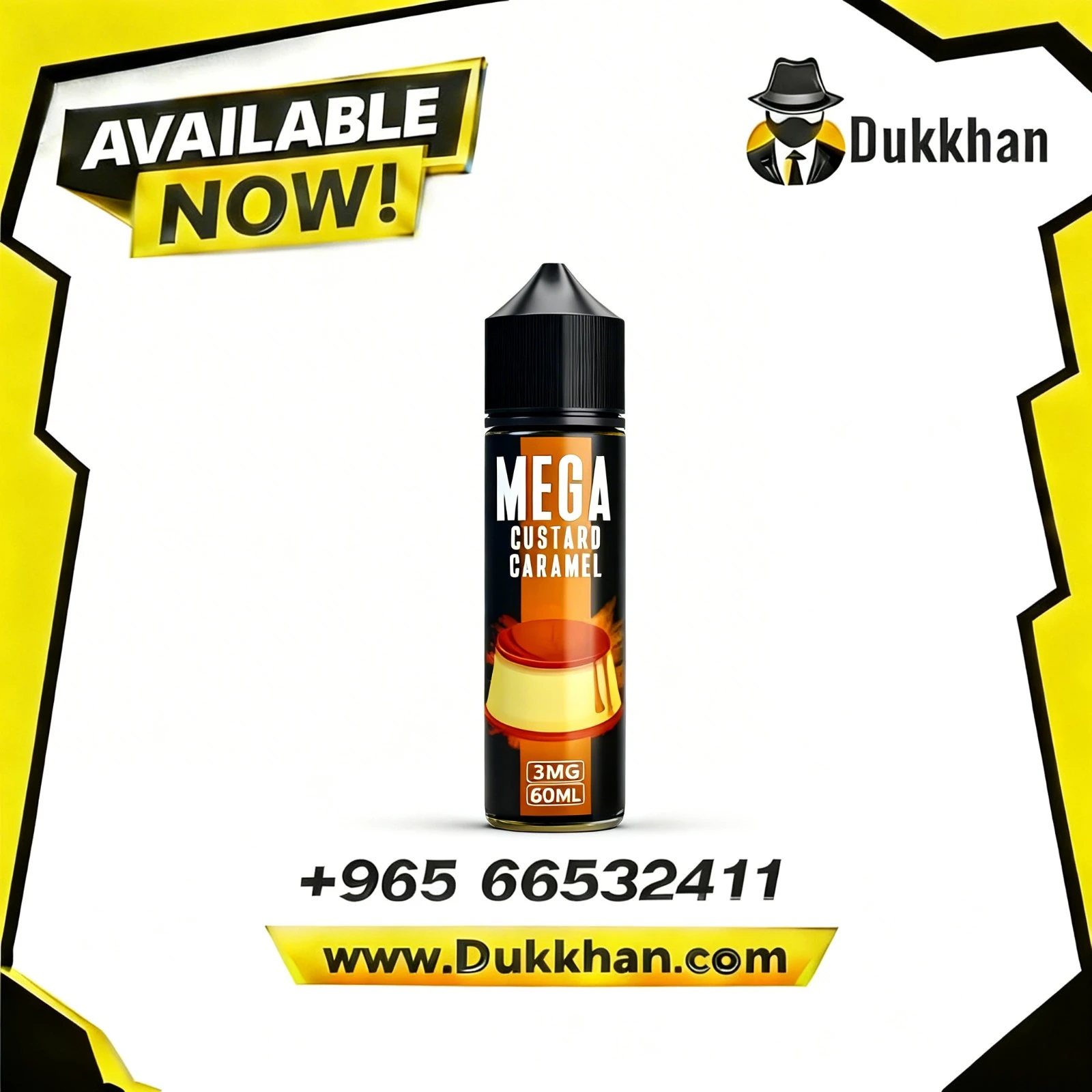 Mega Custard Caramel 60ML
