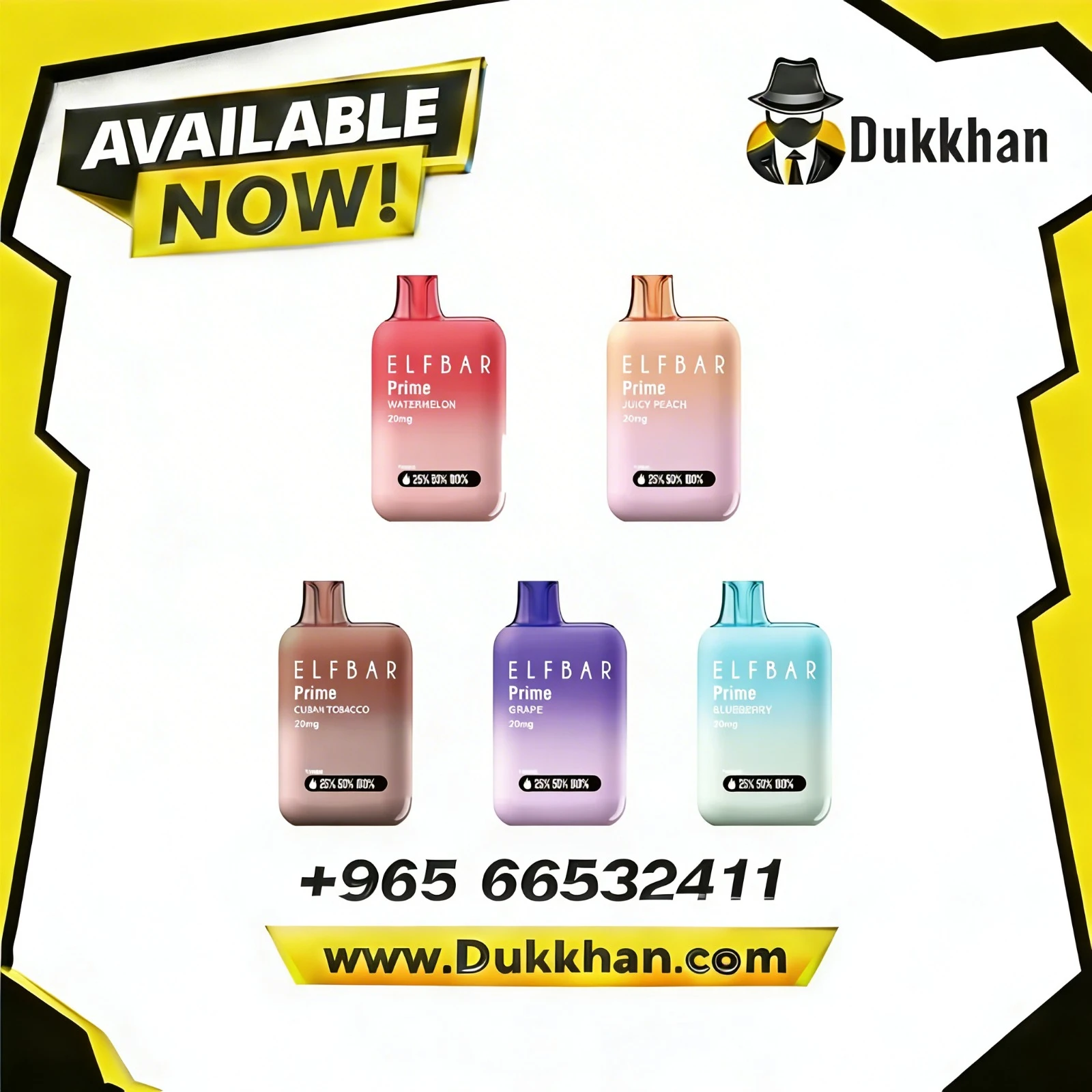 Elfbar Prime Disposable 1K Puffs