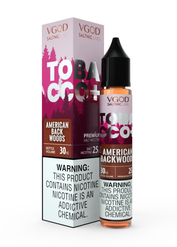VGOD Salt Nic Labs Tobacco+ American Backwoods