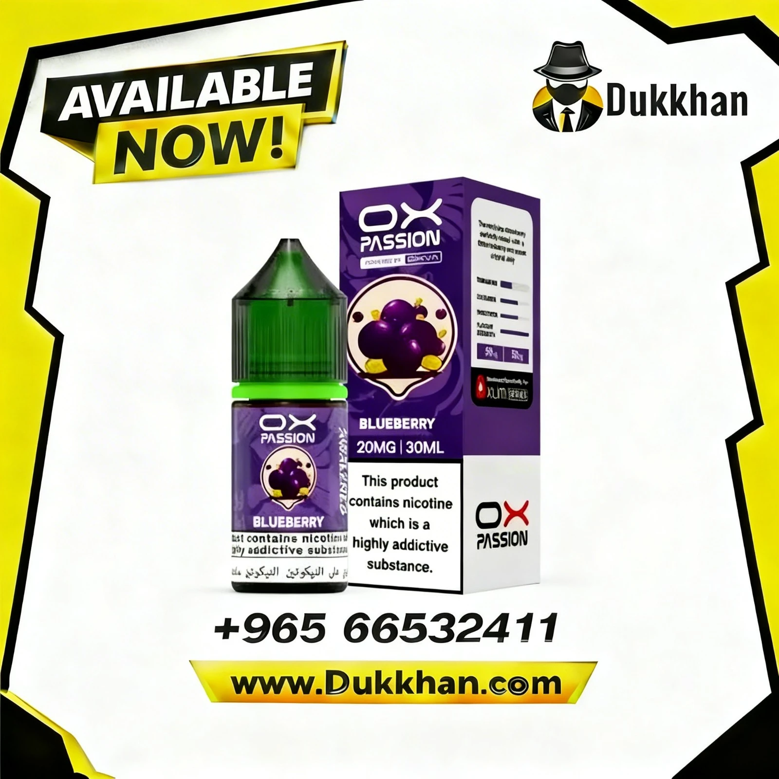 OX PASSION BLUEBERRY SALT