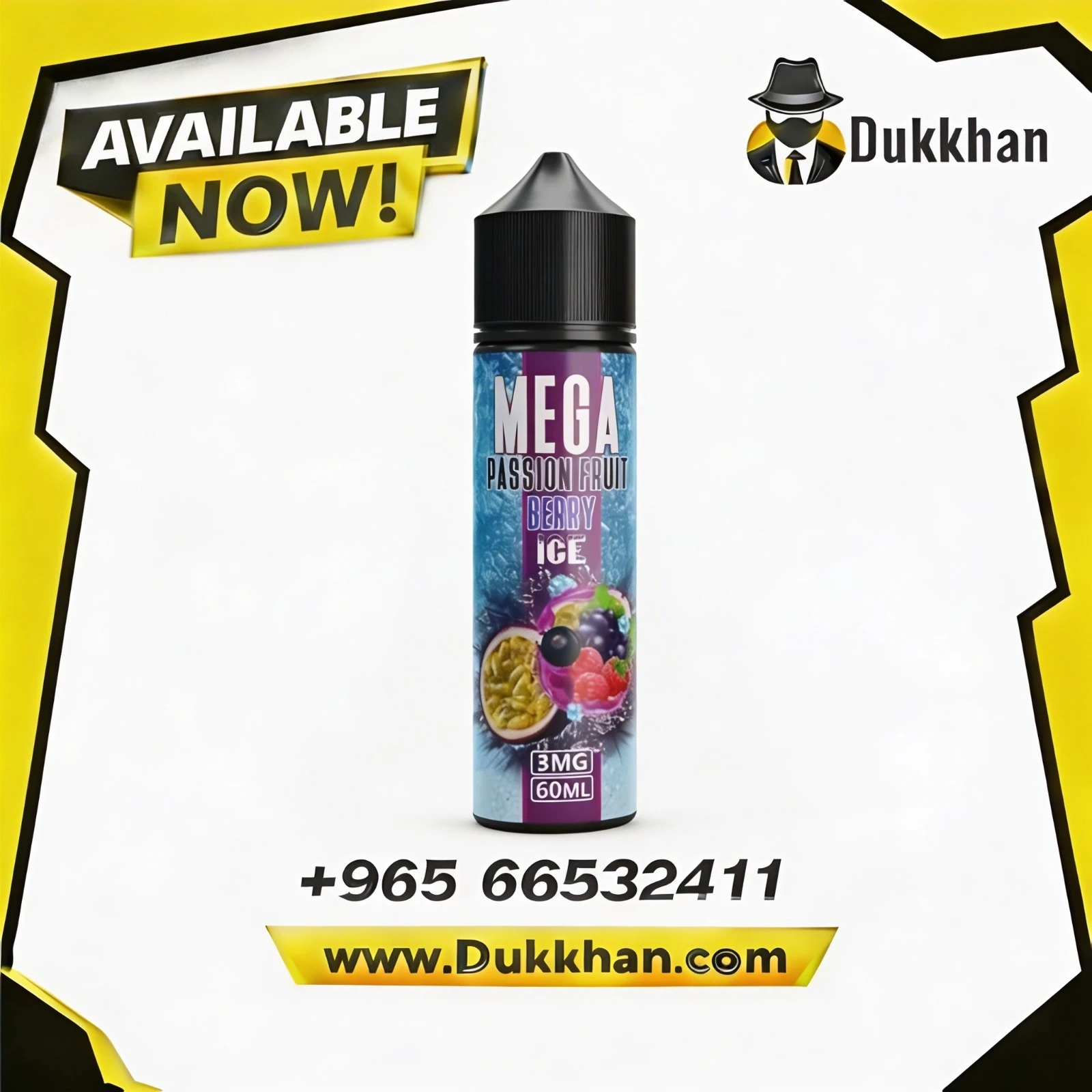 MEGA PASSION FRUIT BERRY ICE 60ML