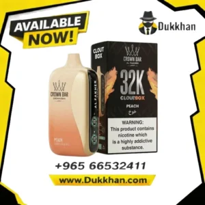 Al Fakher Crown Bar Cloud Box 32K Peach