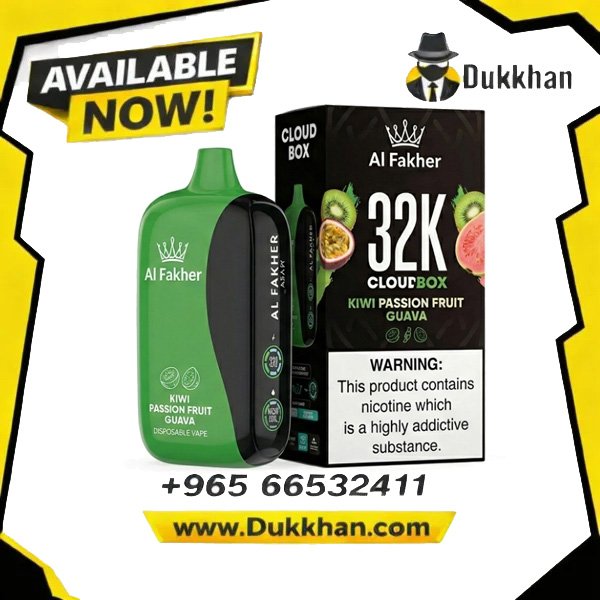 Al Fakher Crown Bar Cloud Box 32K Kiwi Passion Fruit Guava 1 Al Fakher Crown Bar Cloud Box 32K Kiwi Passion Fruit Guava