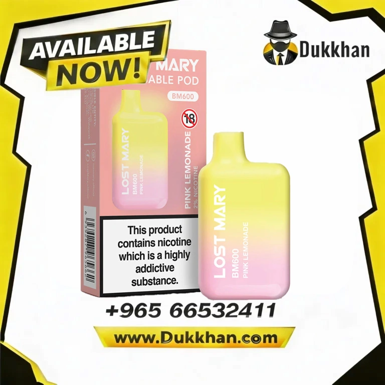 Lost Mary Disposable Pink Lemonade 800 Puffs