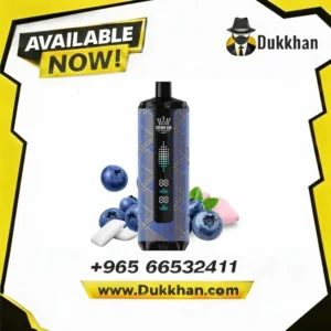 Al Fakher Crown Bar Blueberry gum 40K Puffs