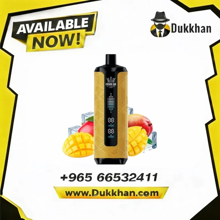 الفاخر كراون بار 40 ألف سحبة مانجو 1 Al Fakher Crown Bar Mango 40K Puffs