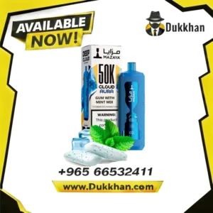 Mazaya Cloud Aura 50K Puffs Gum Mint