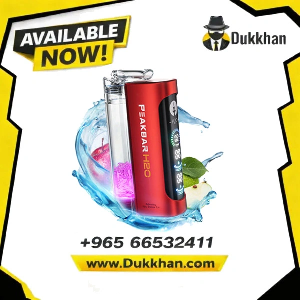 PeakBar H2O 40K Puffs 3MG Egyptian Two Apple