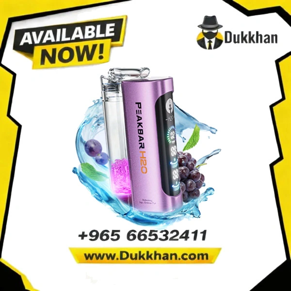 PeakBar H2O 40K Puffs 3MG Grape Slush